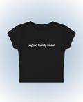 unpaid family intern black