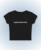 unpaid family intern black