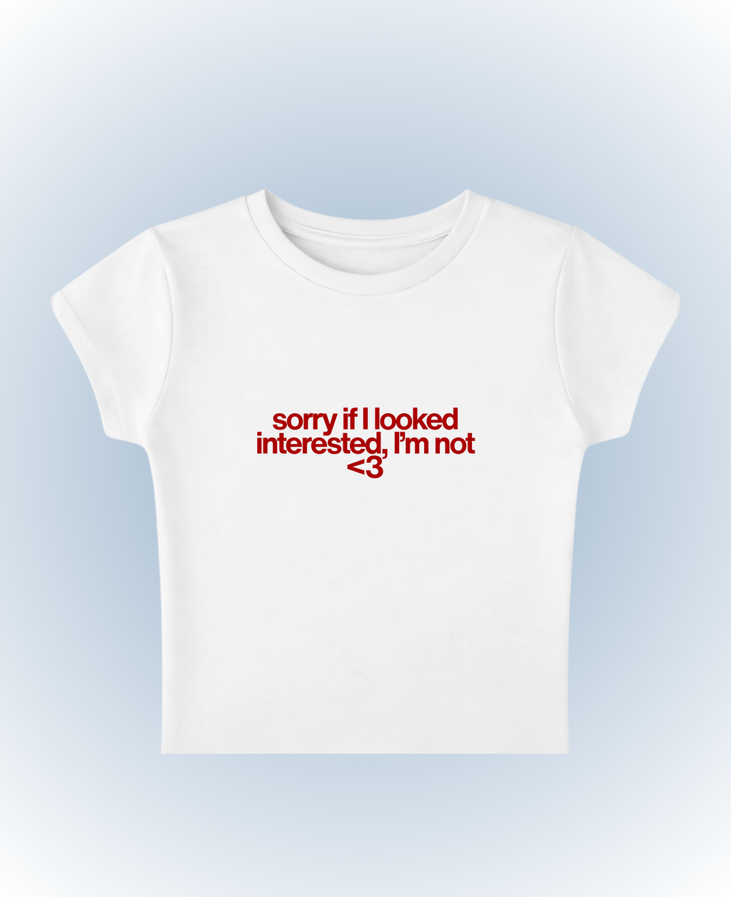 sorry if I looked interested - anusha