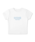 emotionally unavailable but hot (white)