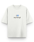 Off White Oversized T-shirt Front Design