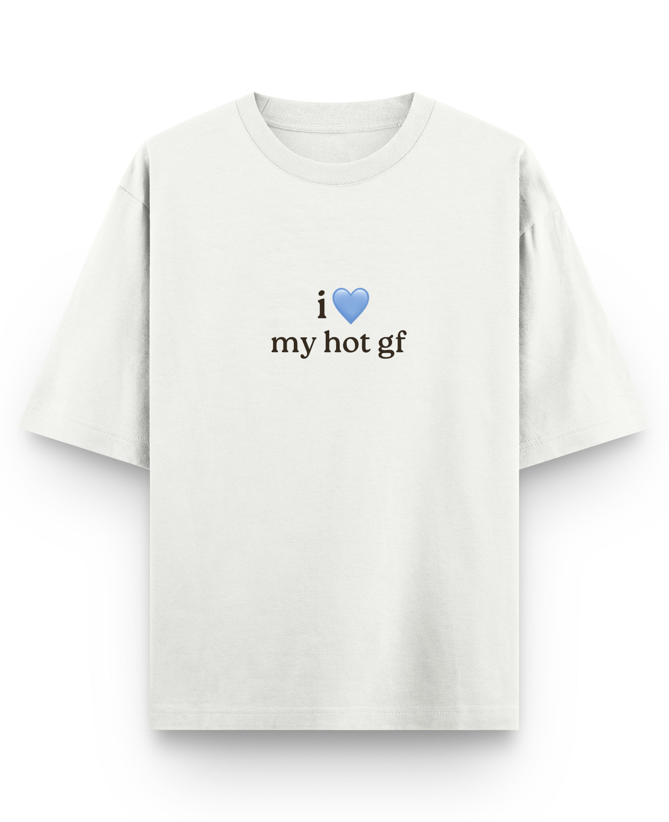 Off White Oversized T-shirt Front Design