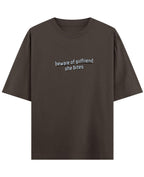 Coffee Oversized T-Shirt Front Design