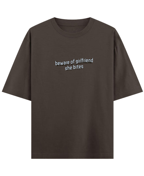 Coffee Oversized T-Shirt Front Design