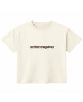 Off White Boxy Fit T-shirt Front Design