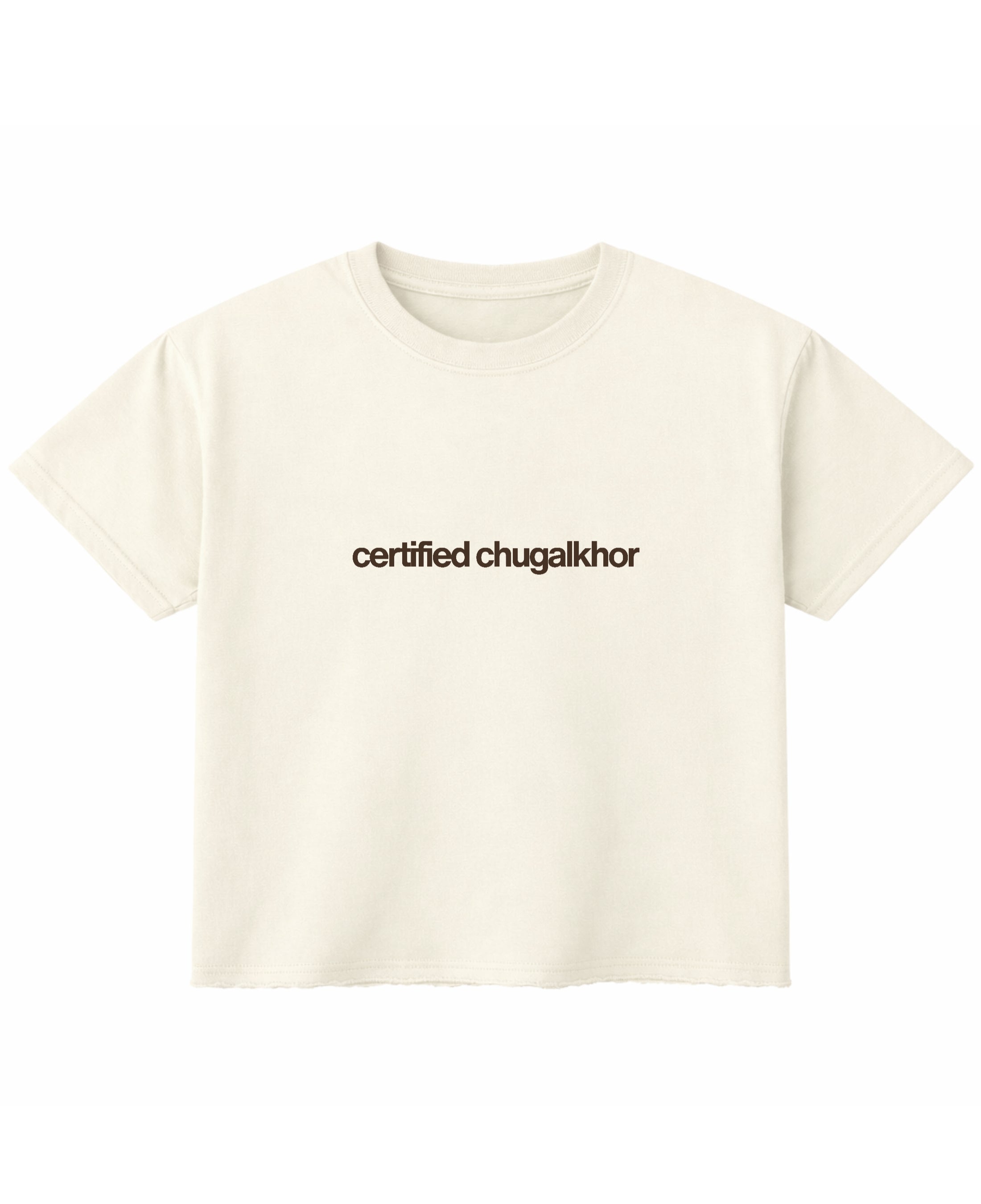 Off White Boxy Fit T-shirt Front Design