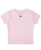 Baby Pink Baby Tee Back Design