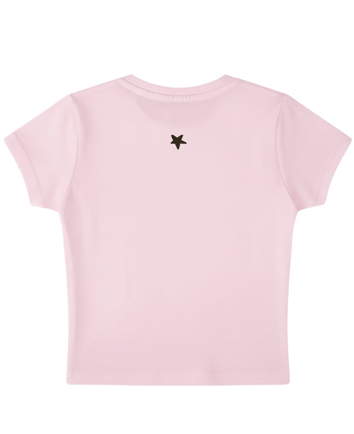 Baby Pink Baby Tee Back Design