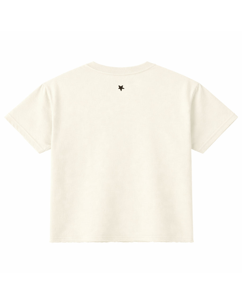Off White Boxy Fit T-shirt Back Design
