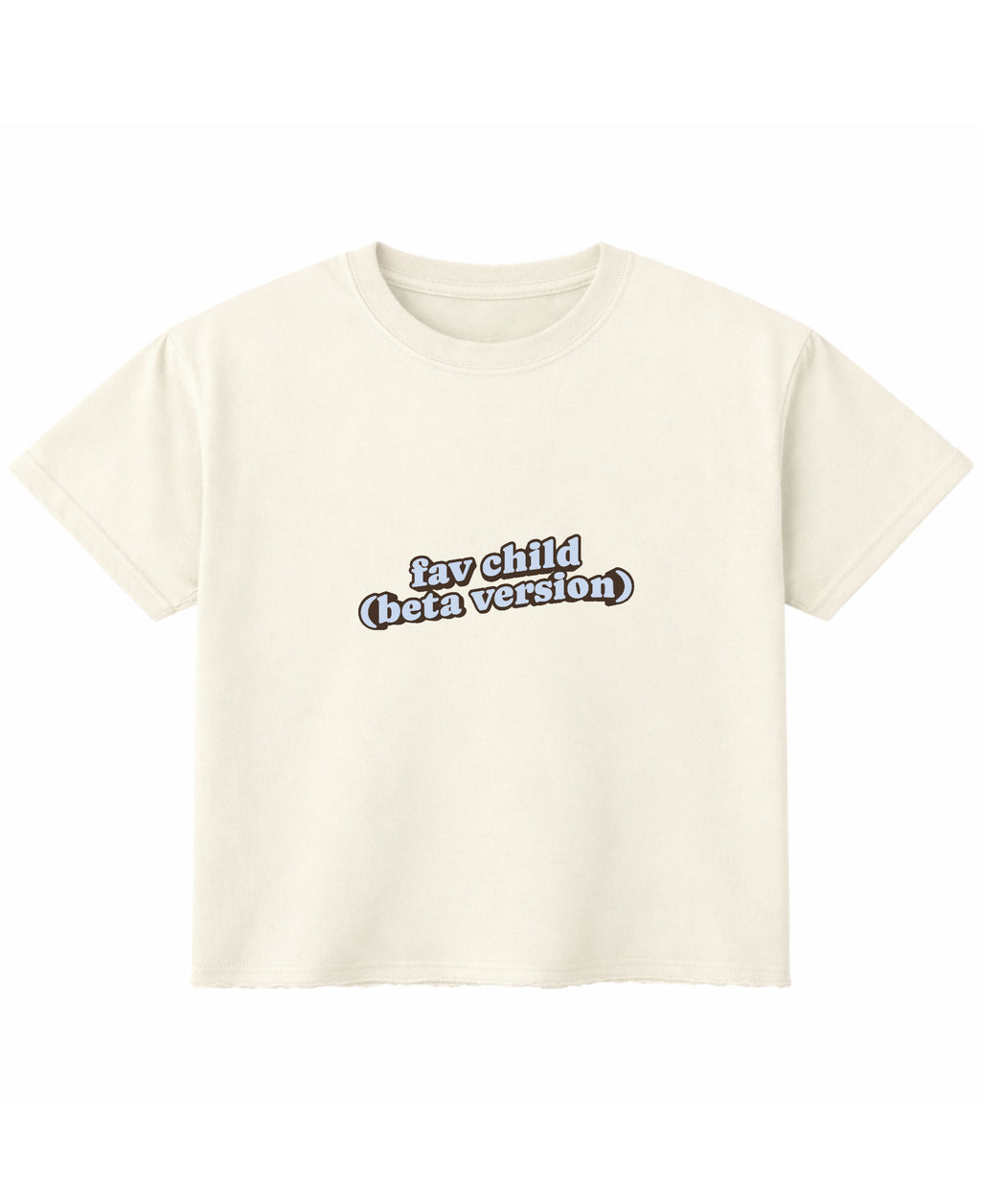 Off White Boxy Fit T-shirt Front Design
