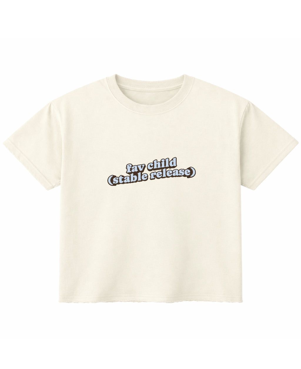 Off White Boxy Fit T-shirt Front Design