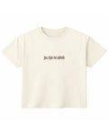 Off White Boxy Fit T-shirt Front Design