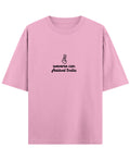 Baby Pink Oversized T-Shirt Front Design