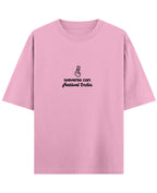 Baby Pink Oversized T-Shirt Front Design