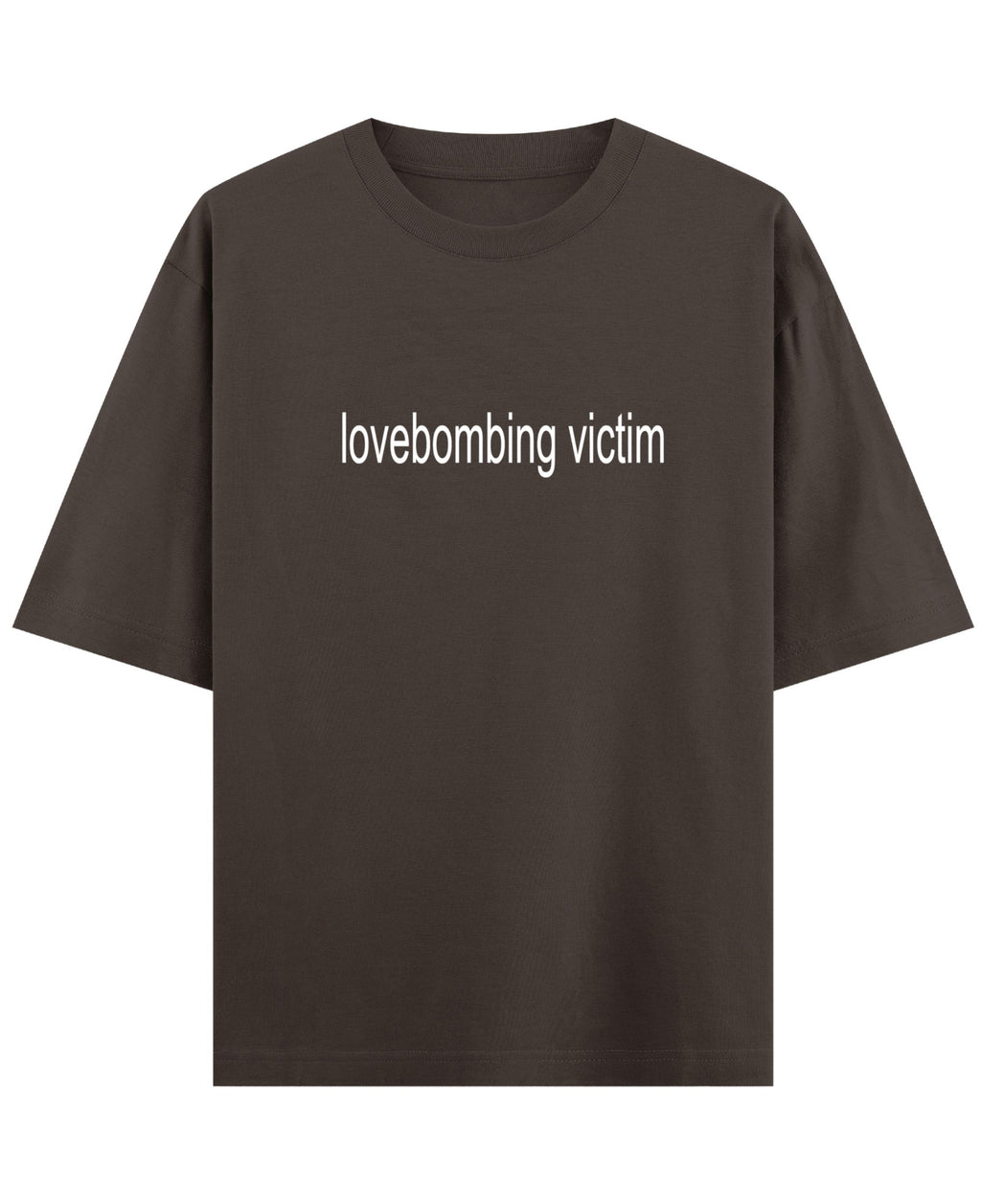 Coffee Oversized T-Shirt Front Design