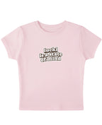 Baby Pink Baby Tee Front Design
