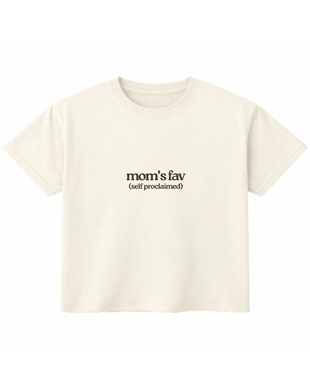 Off White Boxy Fit T-shirt Front Design