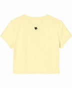 Butter Yellow Baby Tee Back Design