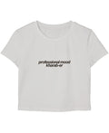 White Baby Tee Front Design