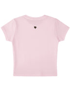 Baby Pink Baby Tee Back Design
