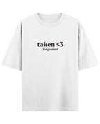 White Oversized T-shirt Front Design