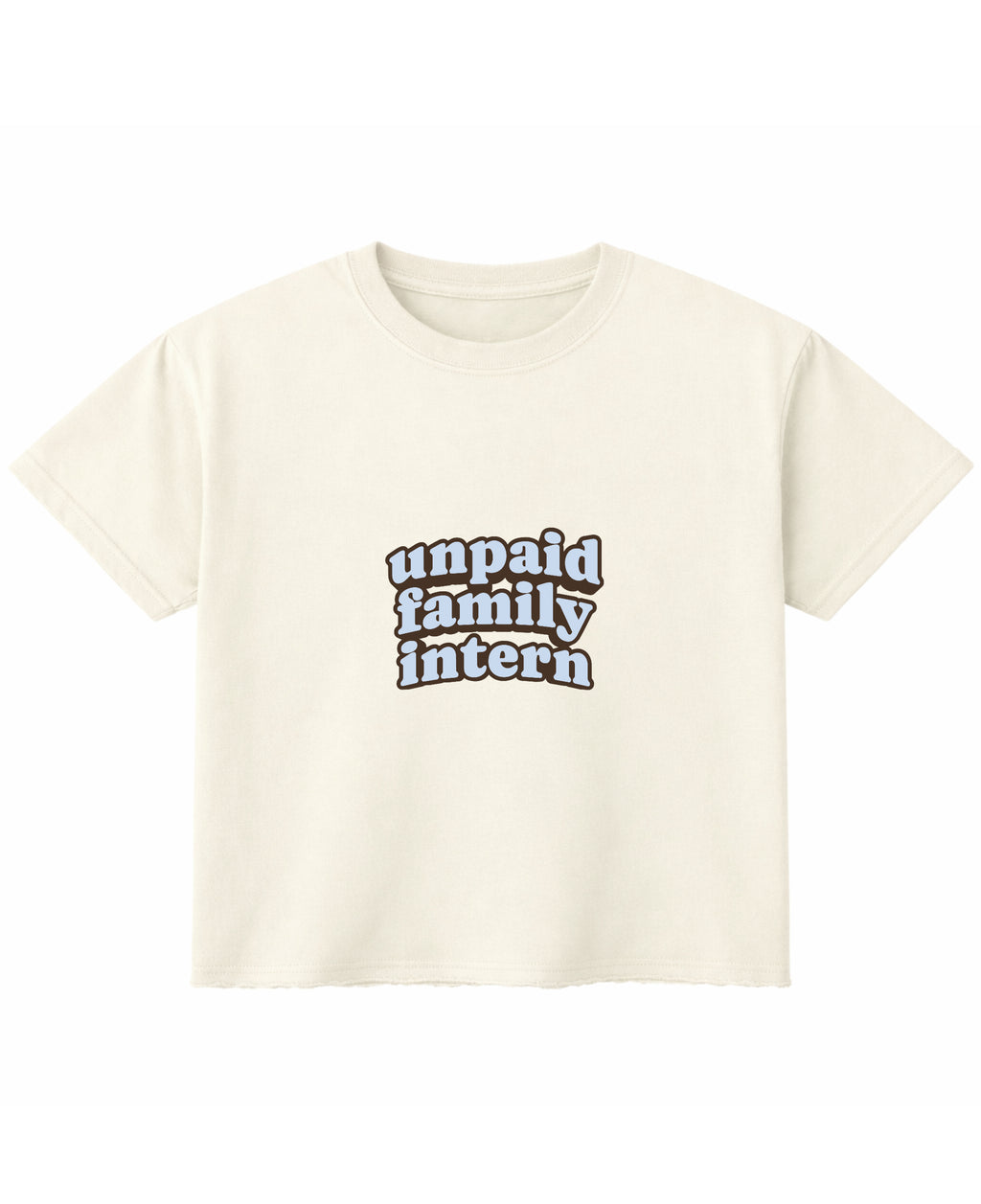 Off White Boxy Fit T-shirt Front Design
