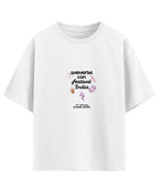 White Oversized T-shirt Front Design