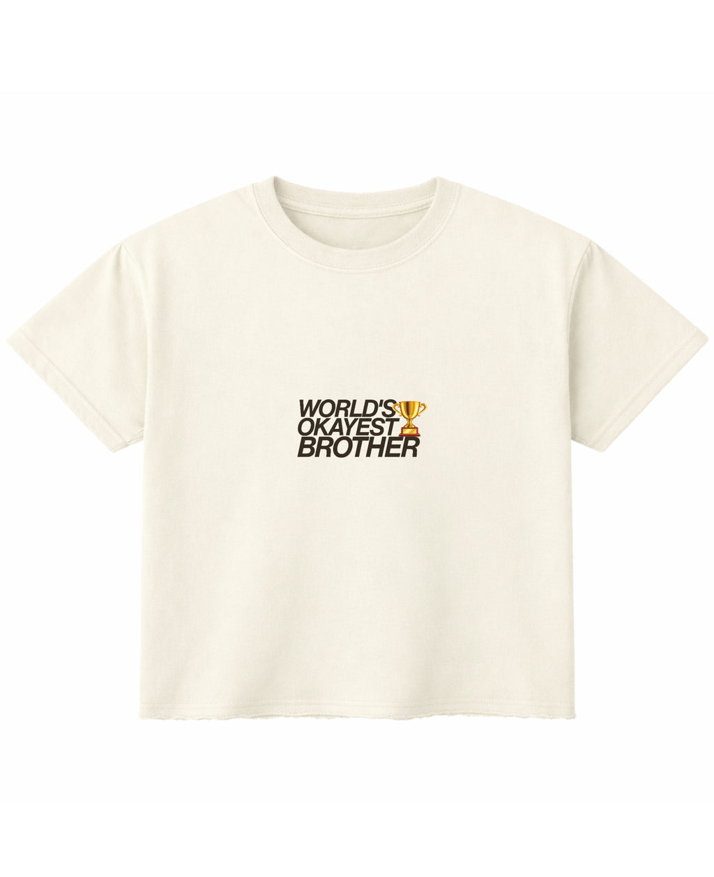 Off White Boxy Fit T-shirt Front Design