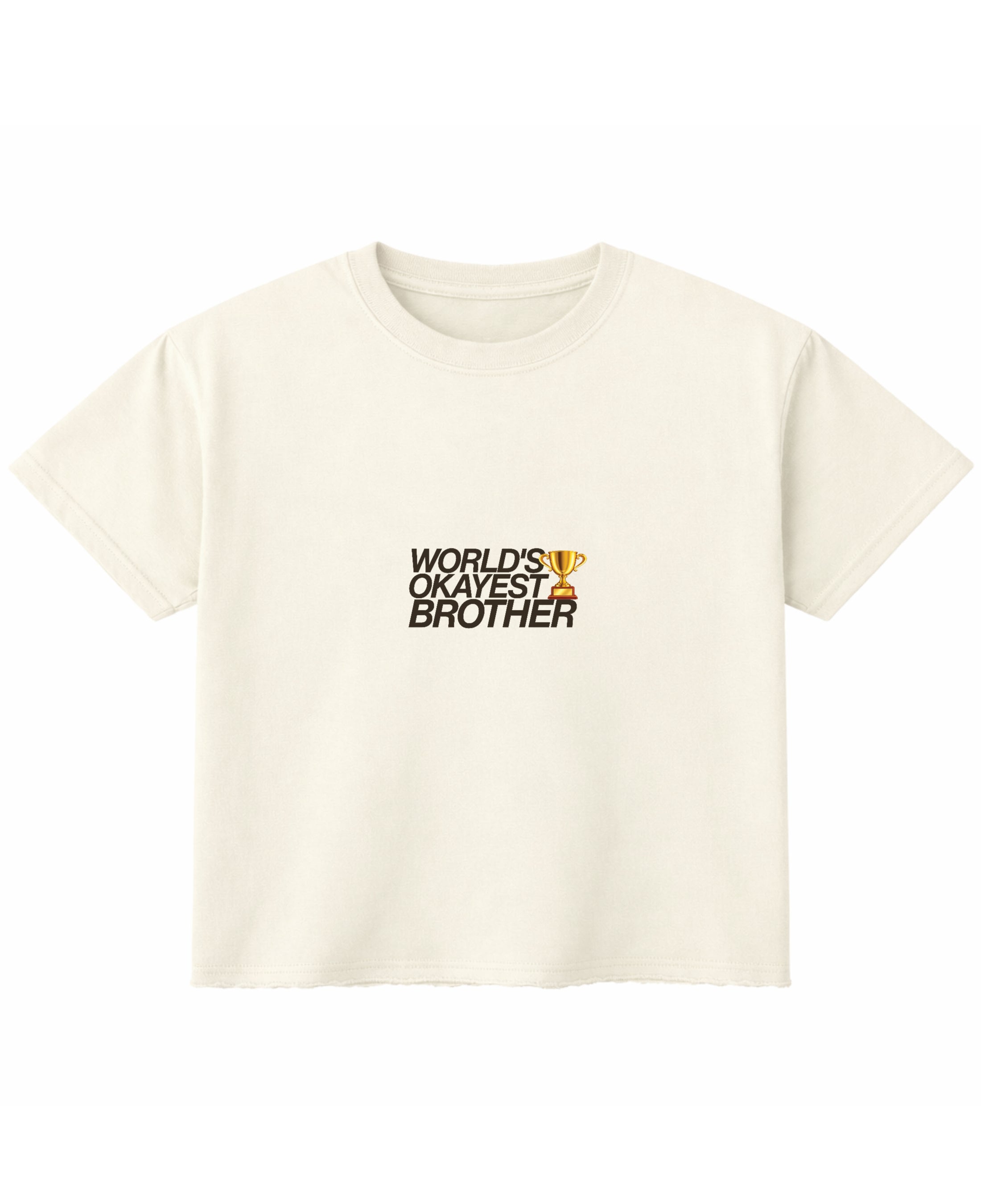 Off White Boxy Fit T-shirt Front Design