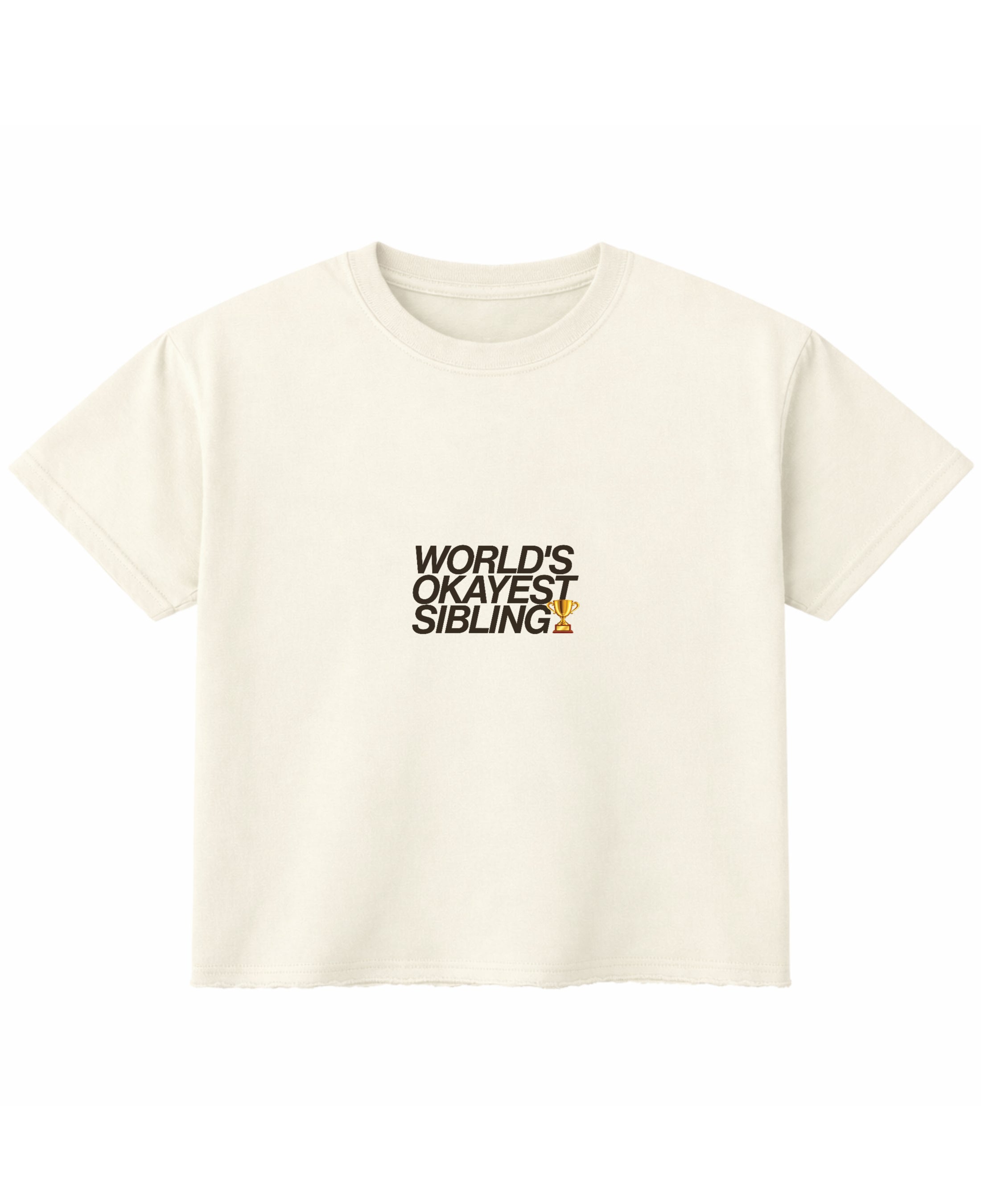Off White Boxy Fit T-shirt Front Design