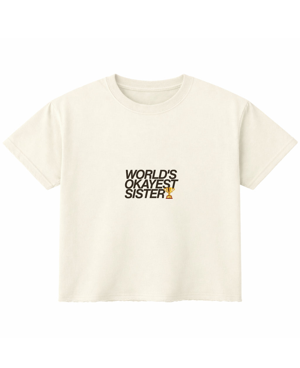 Off White Boxy Fit T-shirt Front Design