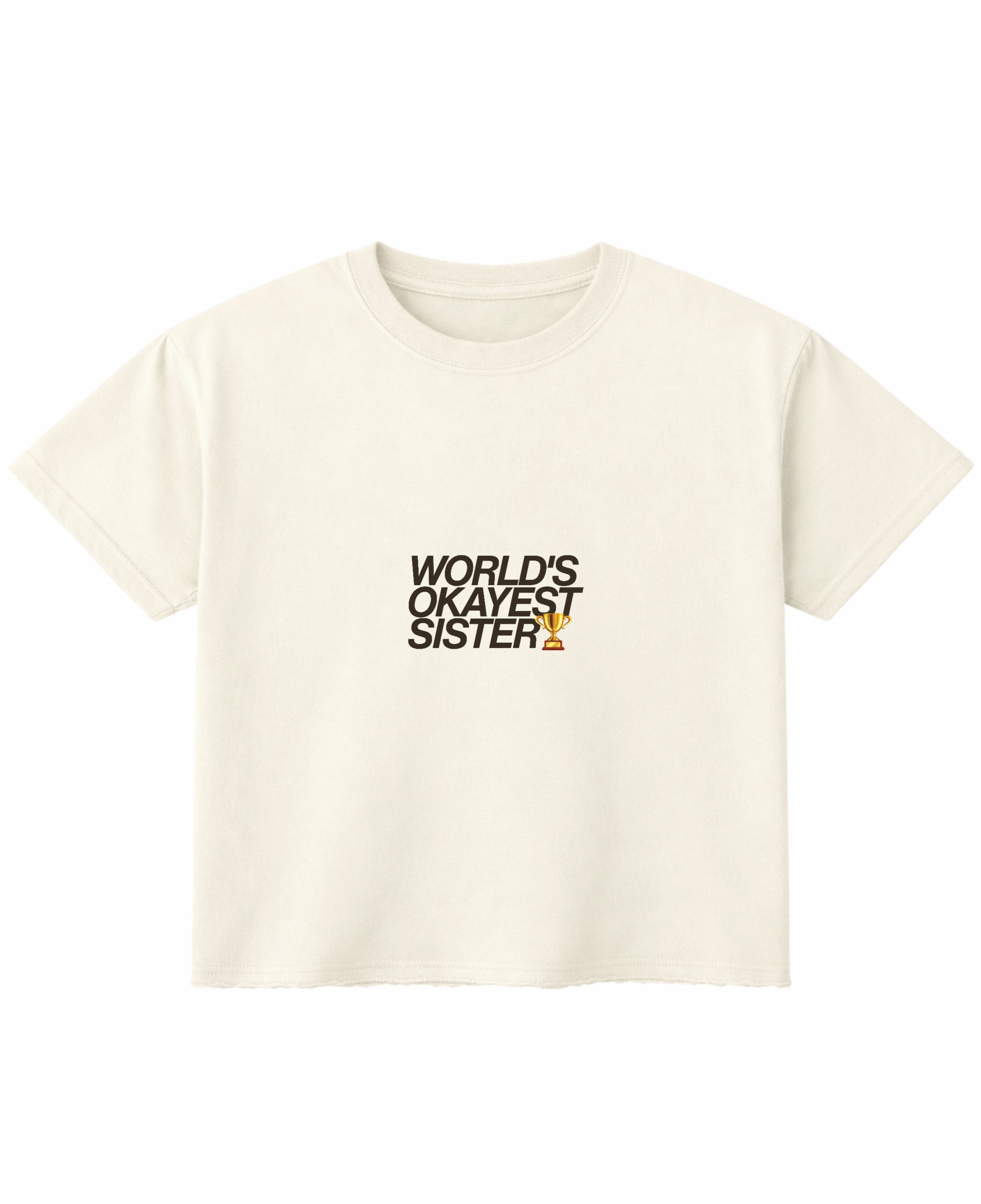 Off White Boxy Fit T-shirt Front Design